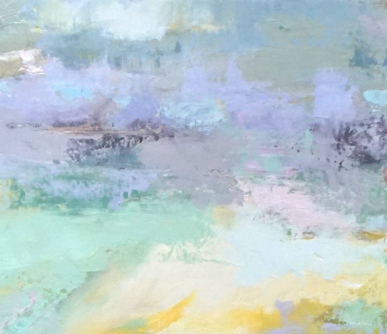 Original Abstract Landscape Painting by linda kelson