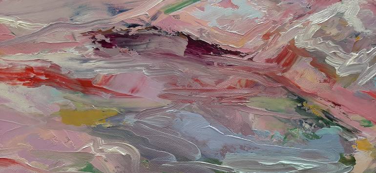 Original Abstract Landscape Painting by Linda Kelson