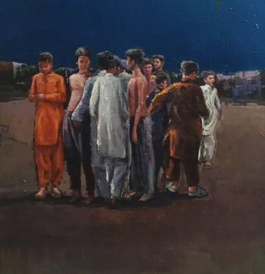 Original Children Painting by Arsalan Naqvi