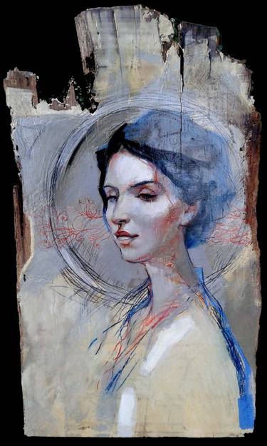 Original Figurative Portrait Paintings by Kamen Bonev