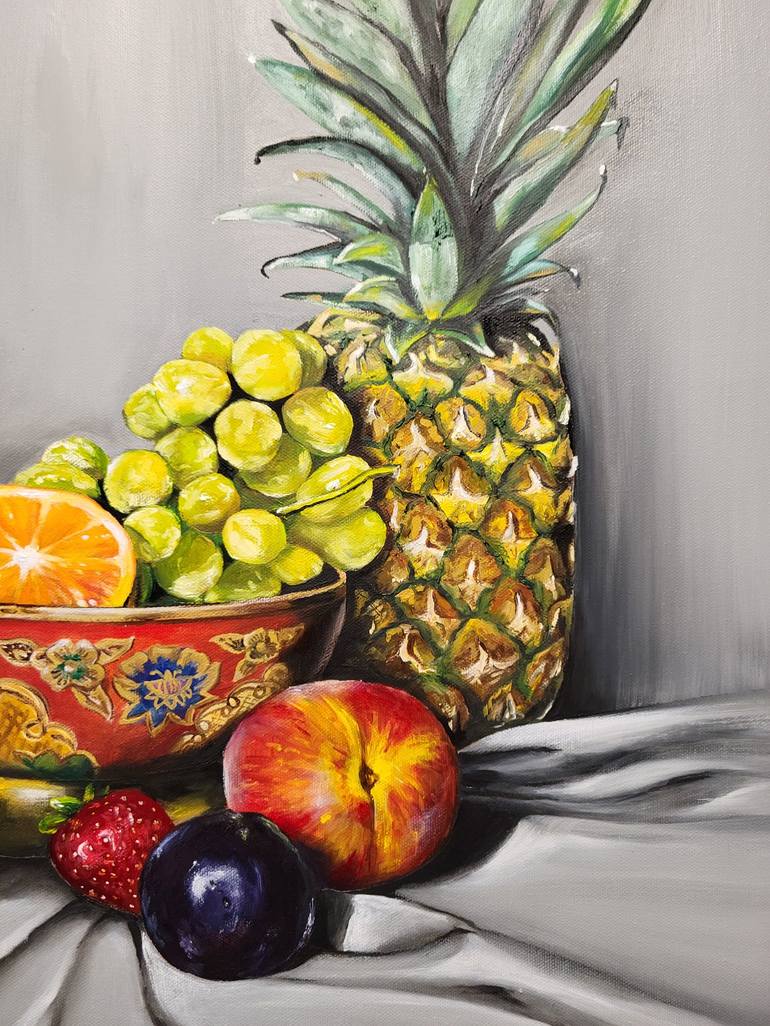 Original Realism Still Life Painting by Asiya Nouretdinova