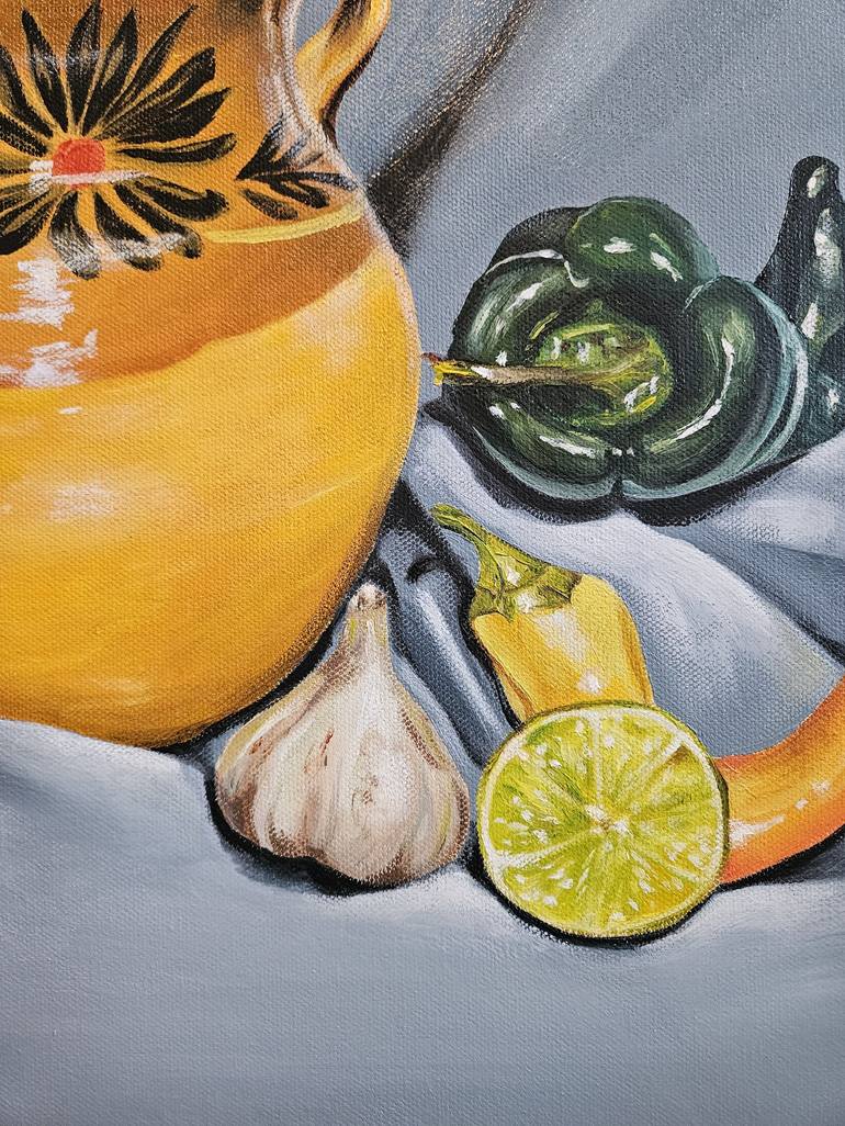 Original Realism Still Life Painting by Asiya Nouretdinova