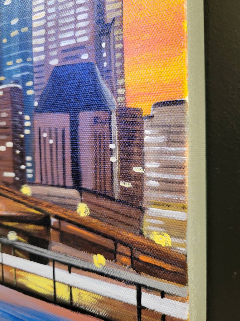 Original Realism Architecture Painting by Asiya Nouretdinova