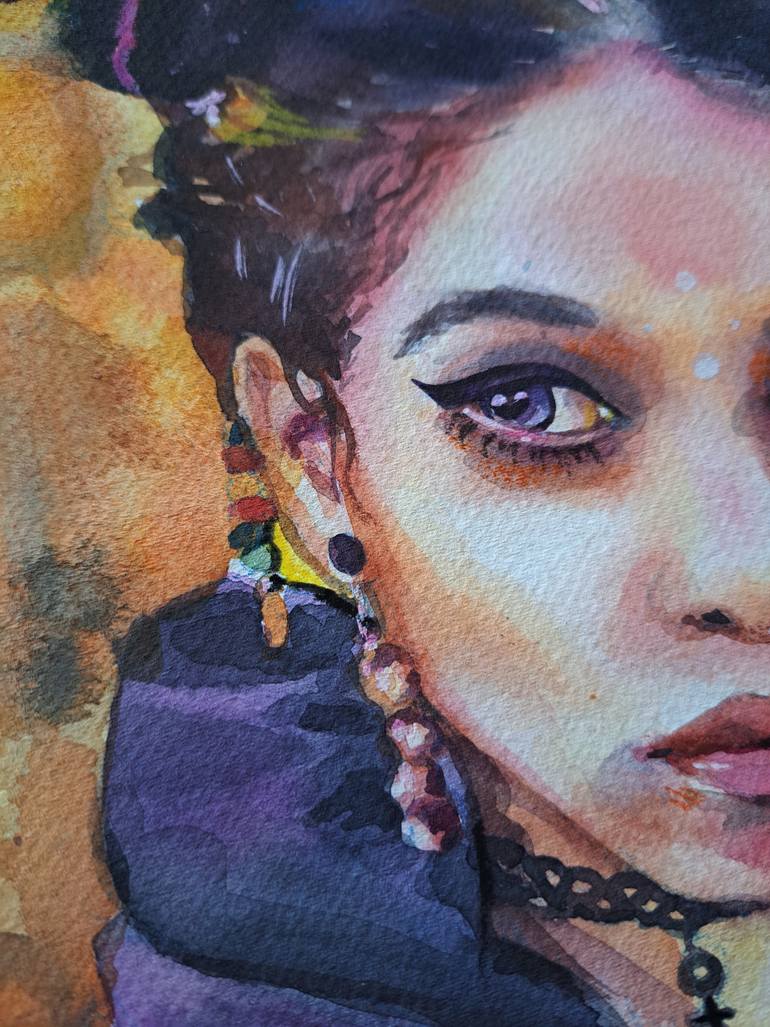 Original Portraiture Women Painting by Daria Shulyanskaya