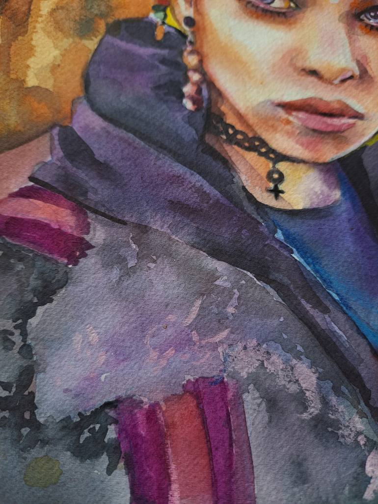 Original Portraiture Women Painting by Daria Shulyanskaya