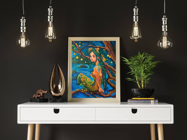 Original Illustration Fantasy Painting by Daria Shulyanskaya