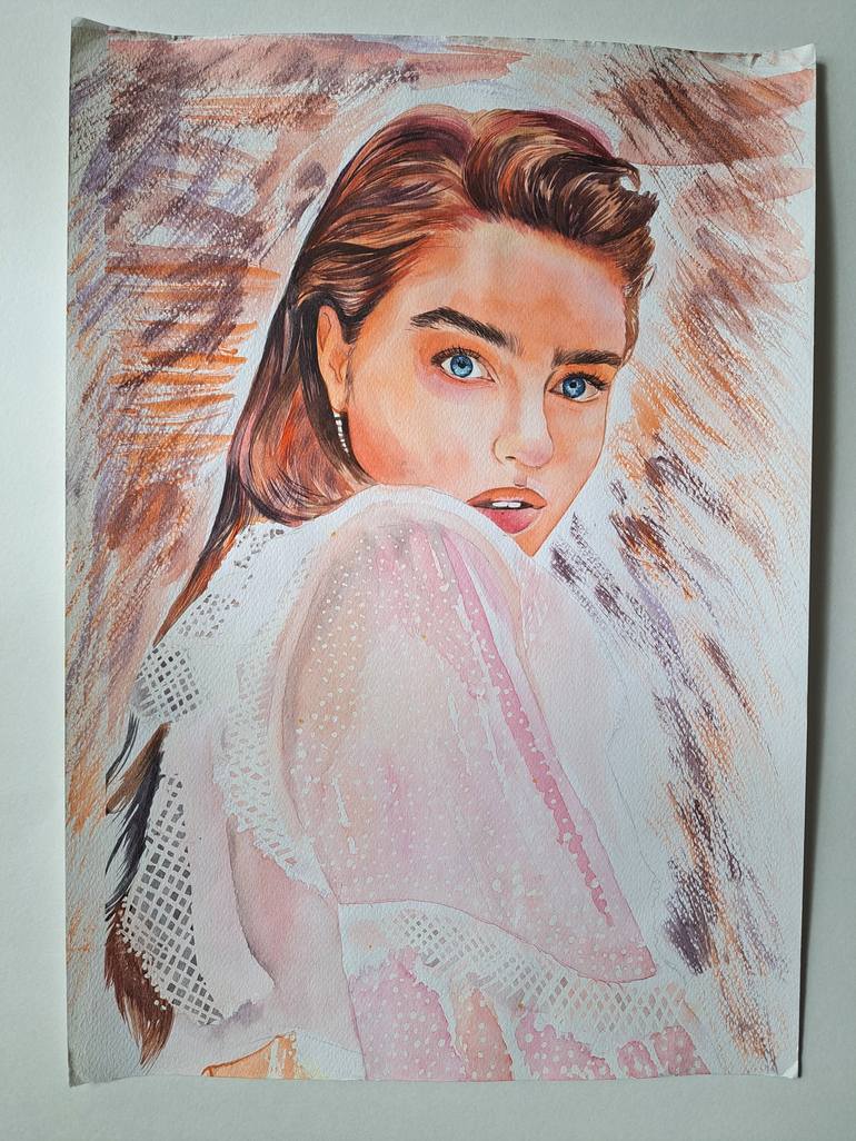 Original Portraiture Women Painting by Daria Shulyanskaya