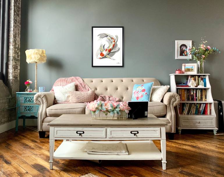 Original Illustration Animal Painting by Solene Lepavec