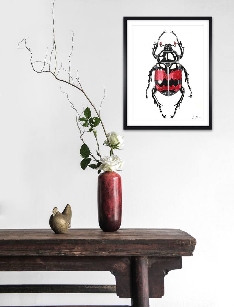 Original Illustration Animal Drawing by Solene Lepavec