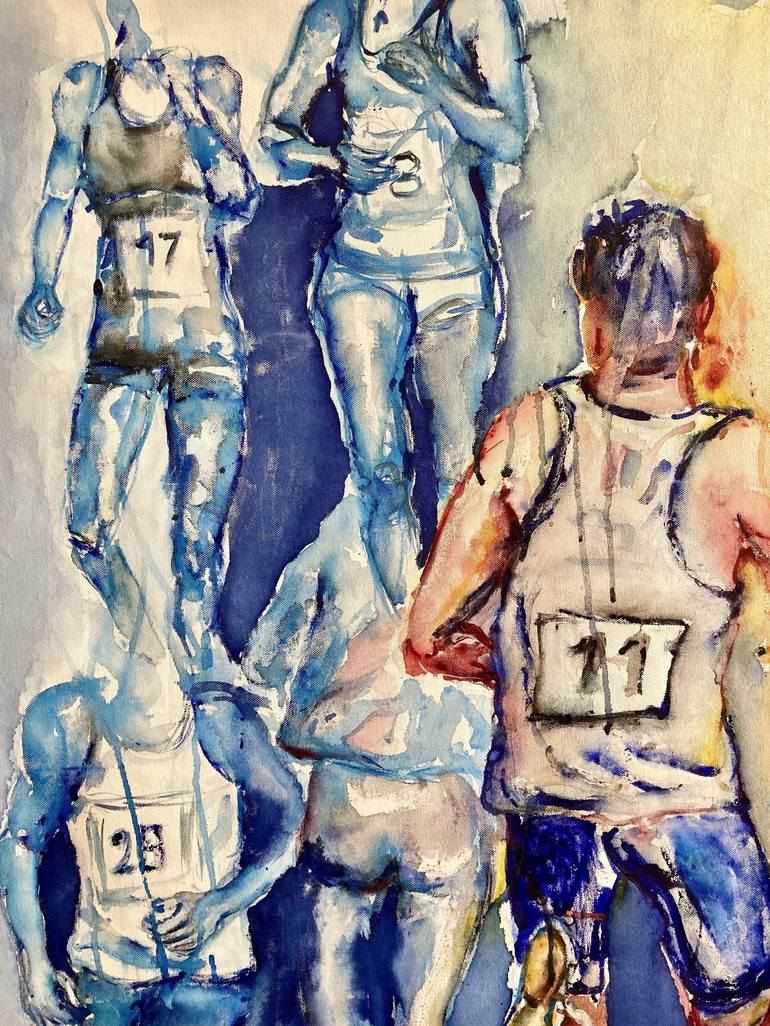 Original Sport Painting by Katarina Babska Malikova