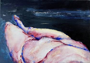 Original Expressionism Body Paintings by Katarina Babska Malikova
