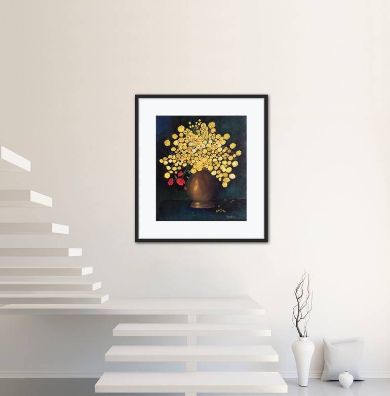 Original Floral Painting by Nikhi Aum