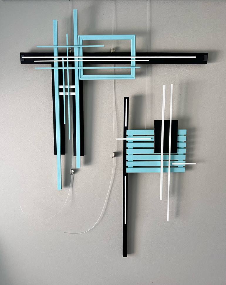 Original Art Deco Abstract Sculpture by Brande Wilkerson