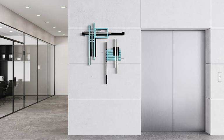Original Art Deco Abstract Sculpture by Brande Wilkerson