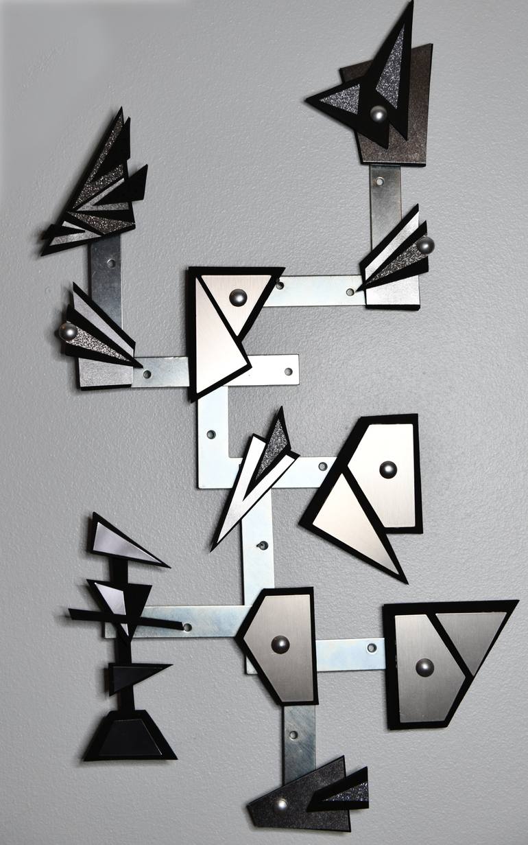 Original Geometric Abstract Installation by Brande Wilkerson