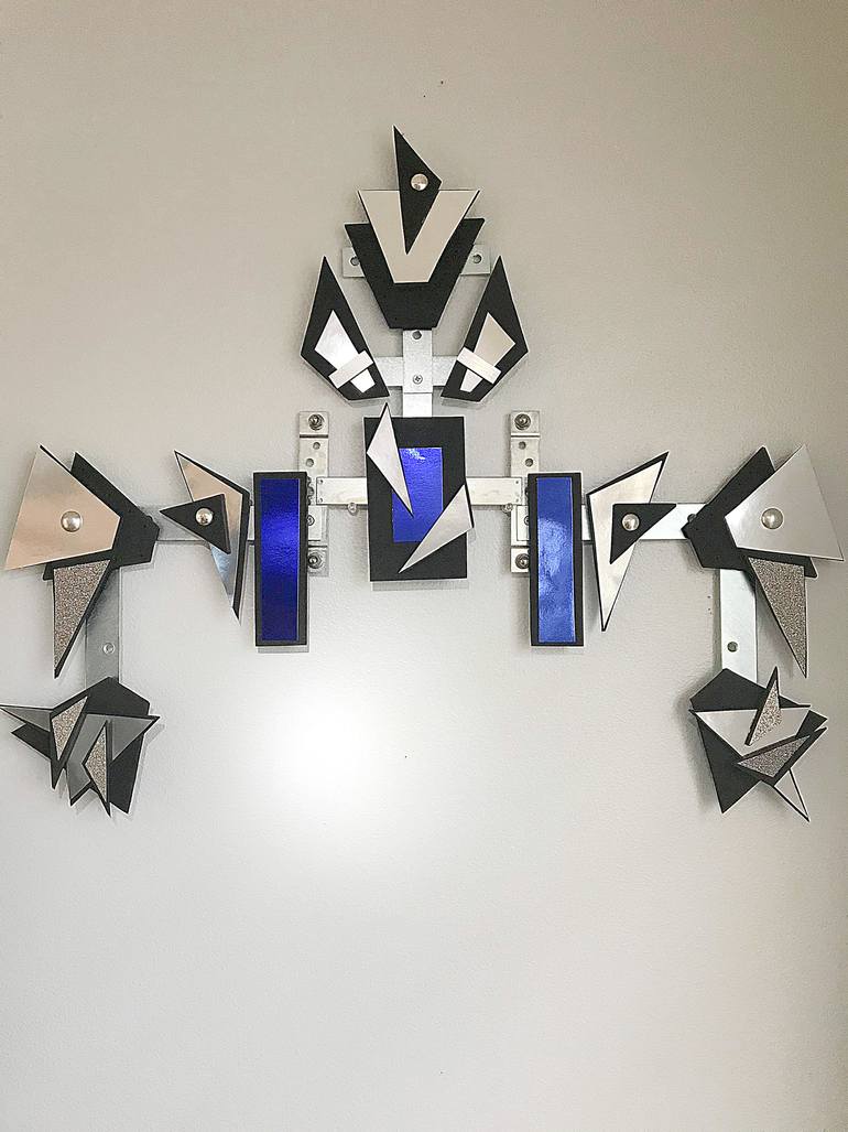 Original Abstract Geometric Installation by Brande Wilkerson