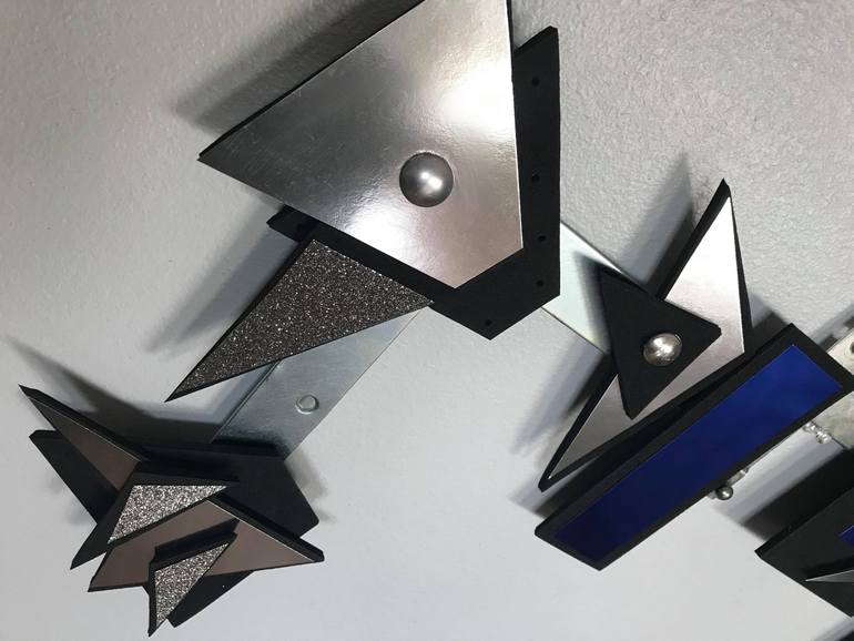 Original Abstract Geometric Installation by Brande Wilkerson