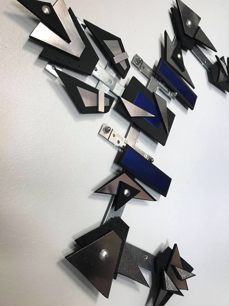 Original Abstract Geometric Installation by Brande Wilkerson