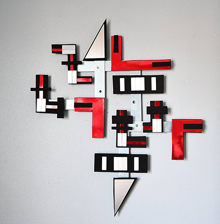 Original Abstract Geometric Sculpture by Brande Wilkerson