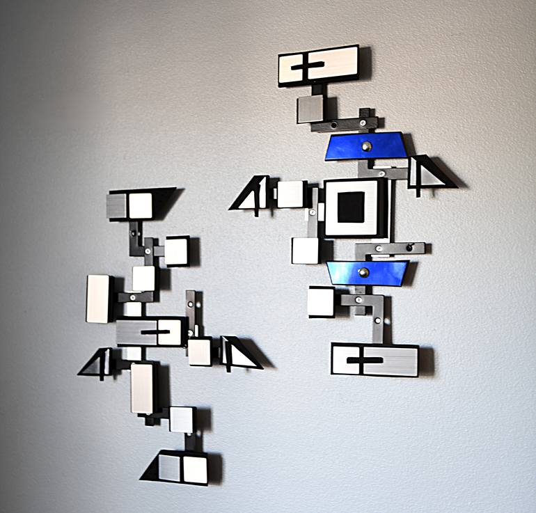 Original Abstract Geometric Sculpture by Brande Wilkerson