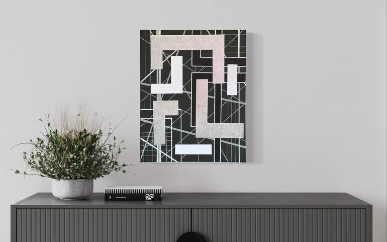 Original Minimalism Abstract Painting by Brande Wilkerson