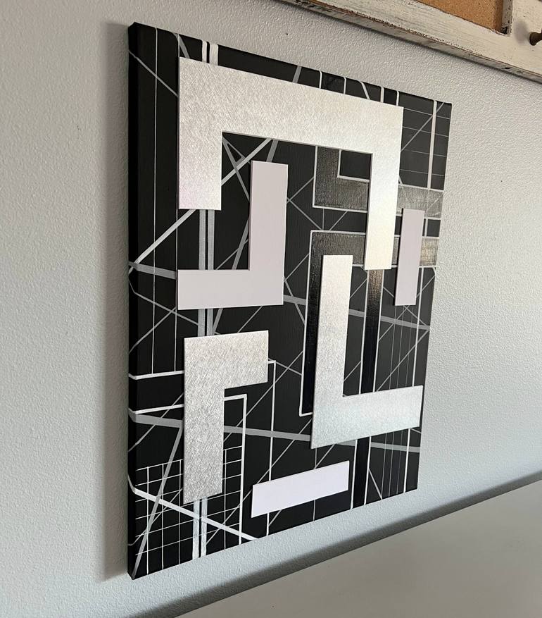 Original Minimalism Abstract Painting by Brande Wilkerson