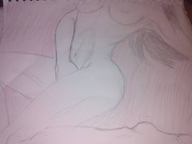 Original Expressionism Erotic Drawing by Robert Arnold