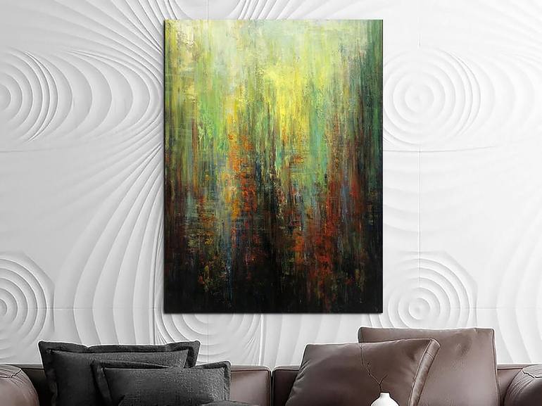 Original Impressionism Abstract Painting by Kateryna Fedotova