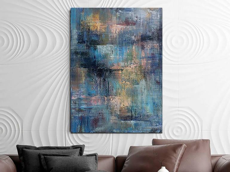 Original Abstract Expressionism Abstract Painting by Kateryna Fedotova