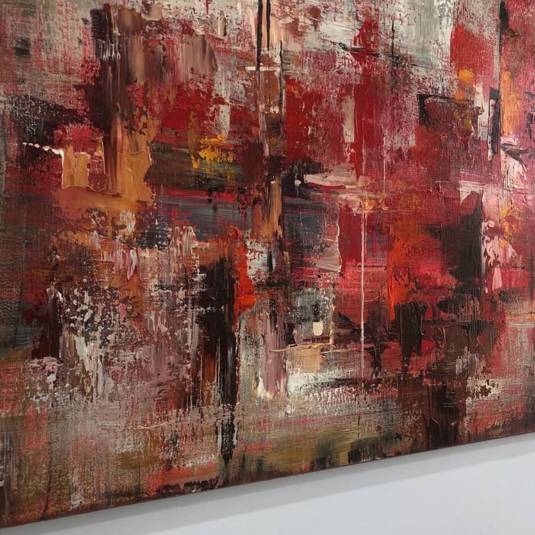 Original Abstract Expressionism Abstract Painting by Kateryna Fedotova