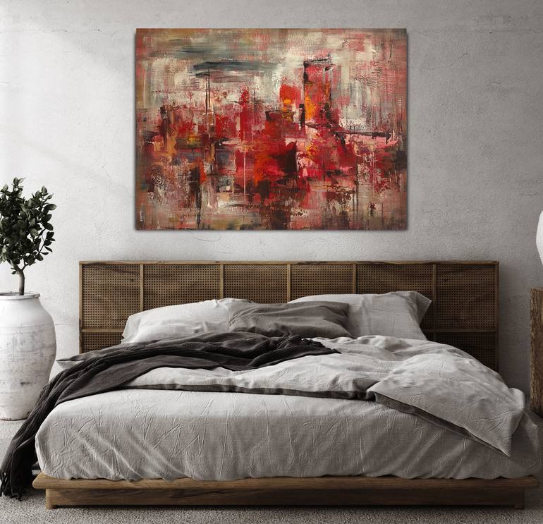 Original Abstract Expressionism Abstract Painting by Kateryna Fedotova