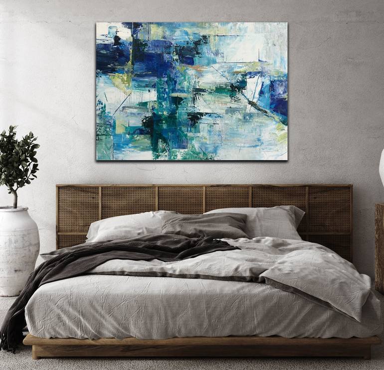 Original Fine Art Abstract Painting by Kateryna Fedotova