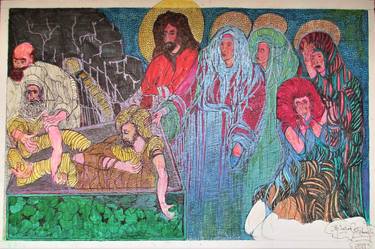 Print of Abstract Expressionism Religion Drawings by Cy Harris