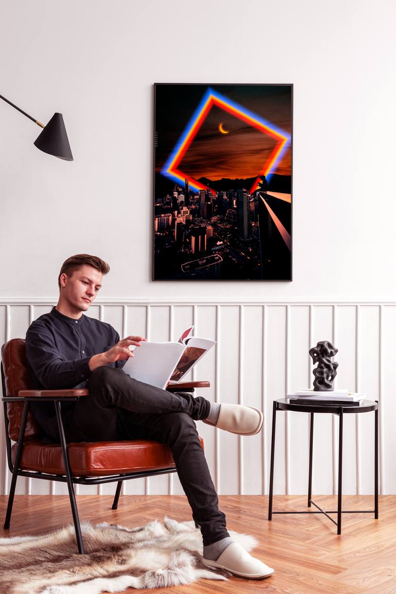 Original Surrealism Abstract Collage by Darius Comi