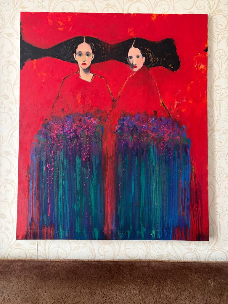 Original Abstract Women Painting by Abstract Gallery