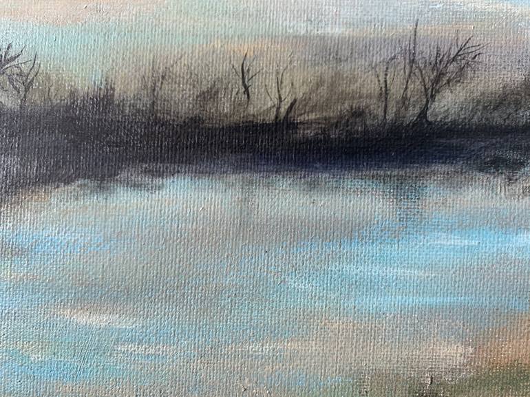 Original Abstract Landscape Painting by Trisha Dullu