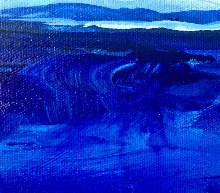 Original Abstract Seascape Painting by Trisha Dullu