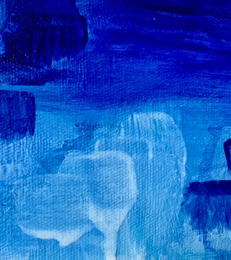 Original Abstract Seascape Painting by Trisha Dullu