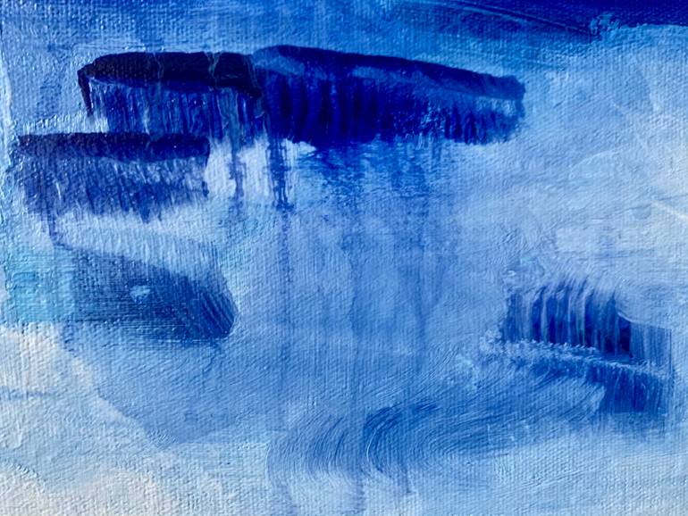 Original Abstract Seascape Painting by Trisha Dullu