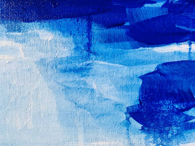Original Abstract Seascape Painting by Trisha Dullu