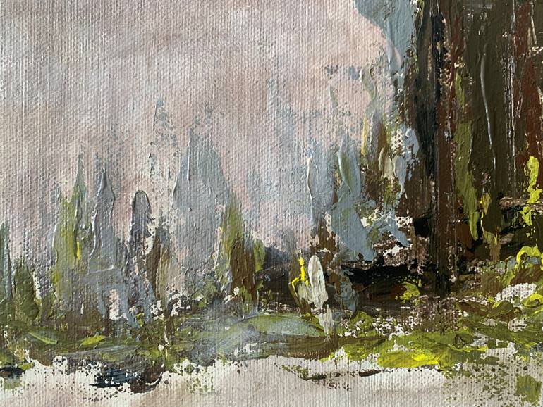 Original Abstract Landscape Painting by Trisha Dullu