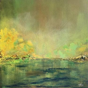Print of Abstract Landscape Paintings by Trisha Dullu