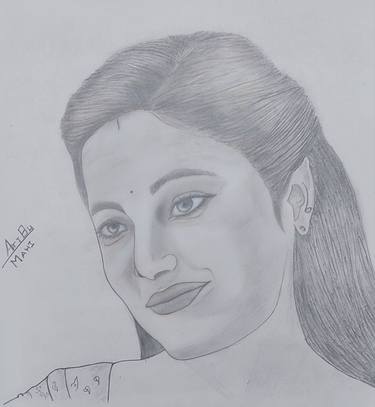 Original Fine Art Celebrity Drawing by Musthafa K