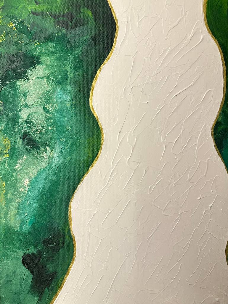 Original Abstract Nature Painting by Câline Farah