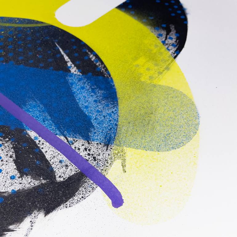 Original Modernism Abstract Mixed Media by Martin Kafes Hirth