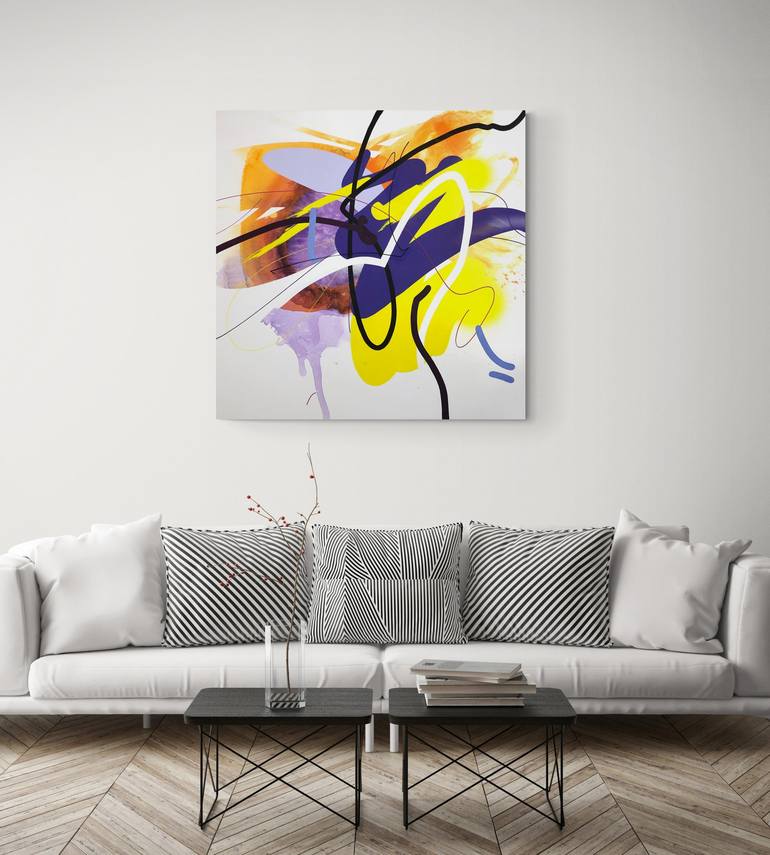 Original Abstract Painting by Martin kafes Hirth