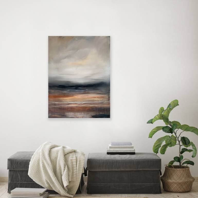 Original Abstract Expressionism Landscape Painting by Scott Michael