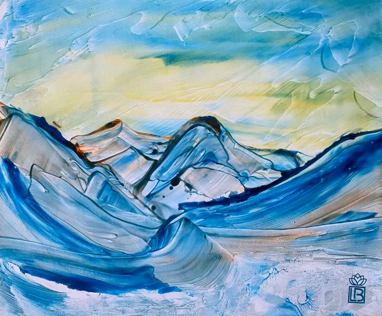 Ice Age Painting by Linda Borovski Saatchi Art