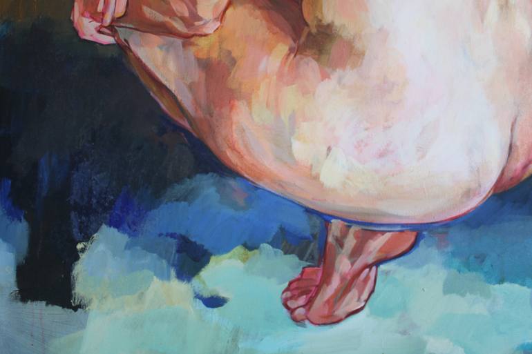 Original Abstract Body Painting by Grace Kotze