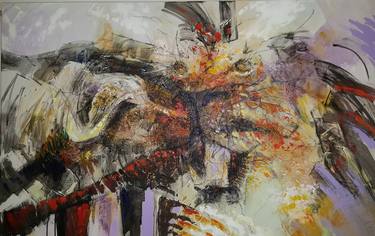 Original Abstract Animal Paintings by Arthur Werren
